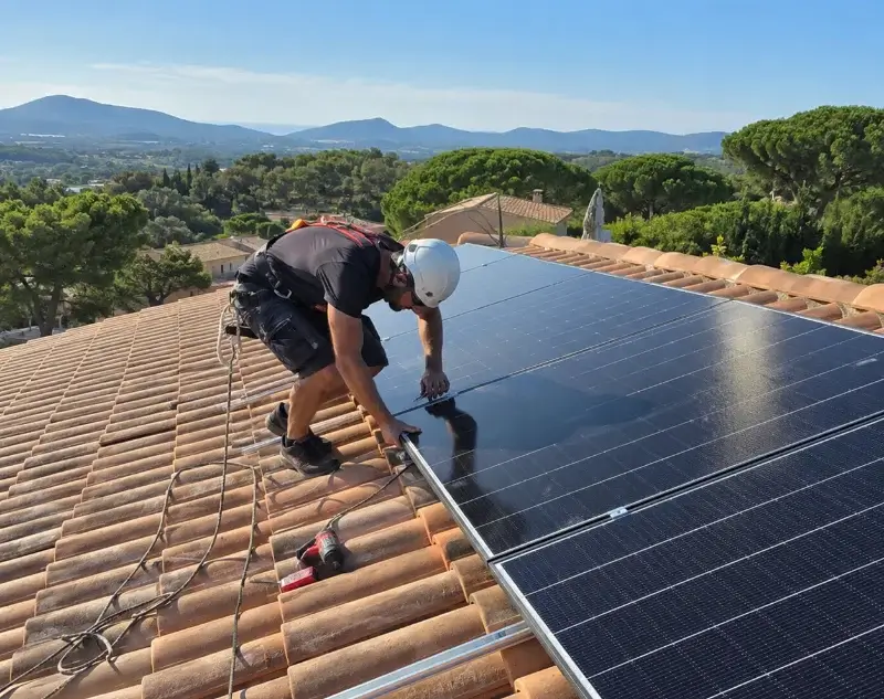 Installateur panneaux solaires Colombier-Saugnieu — pose photovoltaïque sur toiture