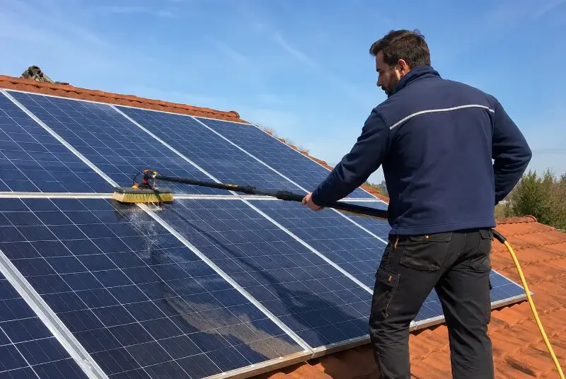 Nettoyage et entretien de panneaux solaires à Colombier-Saugnieu